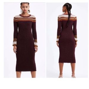 Zara knit dress, size m
